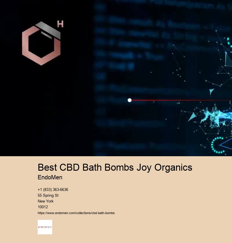 Best CBD Bath Bombs Joy Organics