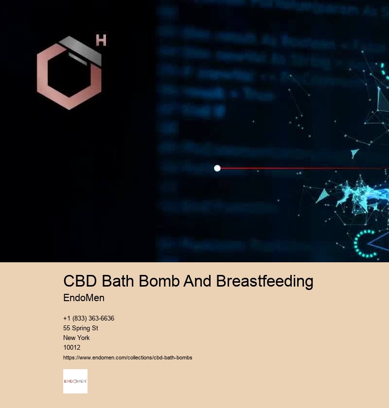 CBD Bath Bomb And Breastfeeding