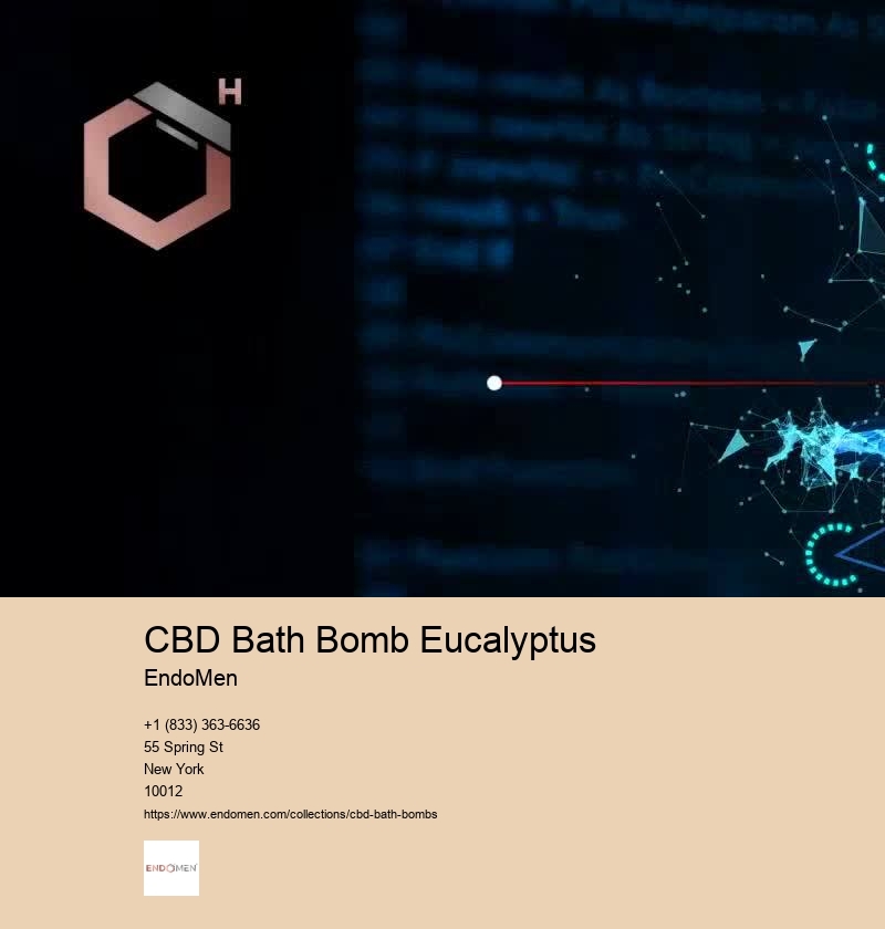CBD Bath Bomb Eucalyptus